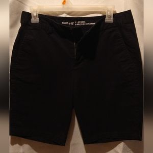 Women's Black Khakis by GAP Bermuda Shorts,size 6.